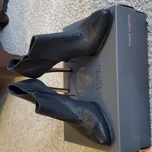 COPY - Vince Camuto Perforated Soft Leather Ankle Boots